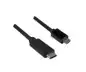 Preview: DINIC USB 3.1 Kabel Typ-C auf micro B, schwarz, DINIC Polybag, 2m